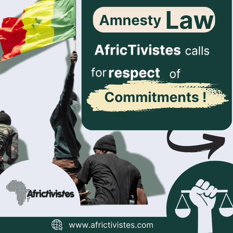 [Senegal] AfricTivistes urges respect for commitments in ongoing amnesty law debate