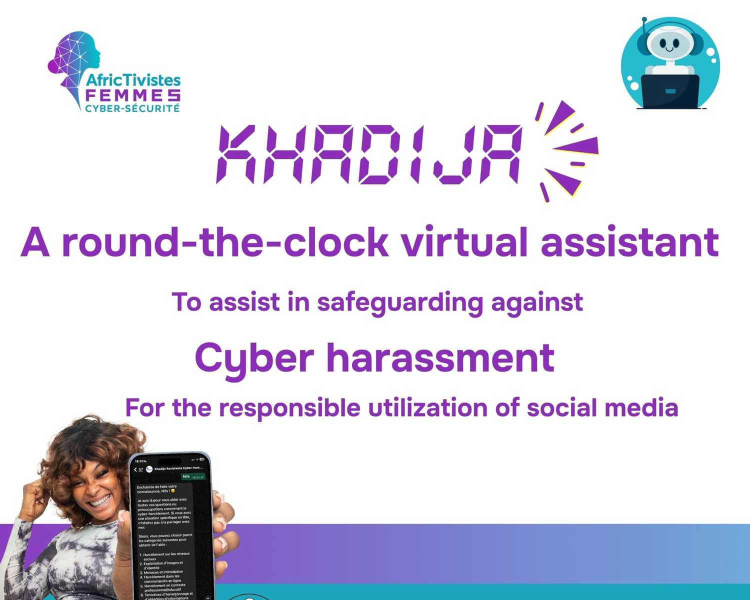 The Khadija ChatBot: a virtual assistant designed to promote the safe and responsible use of social media as well as combatting cyberbullying