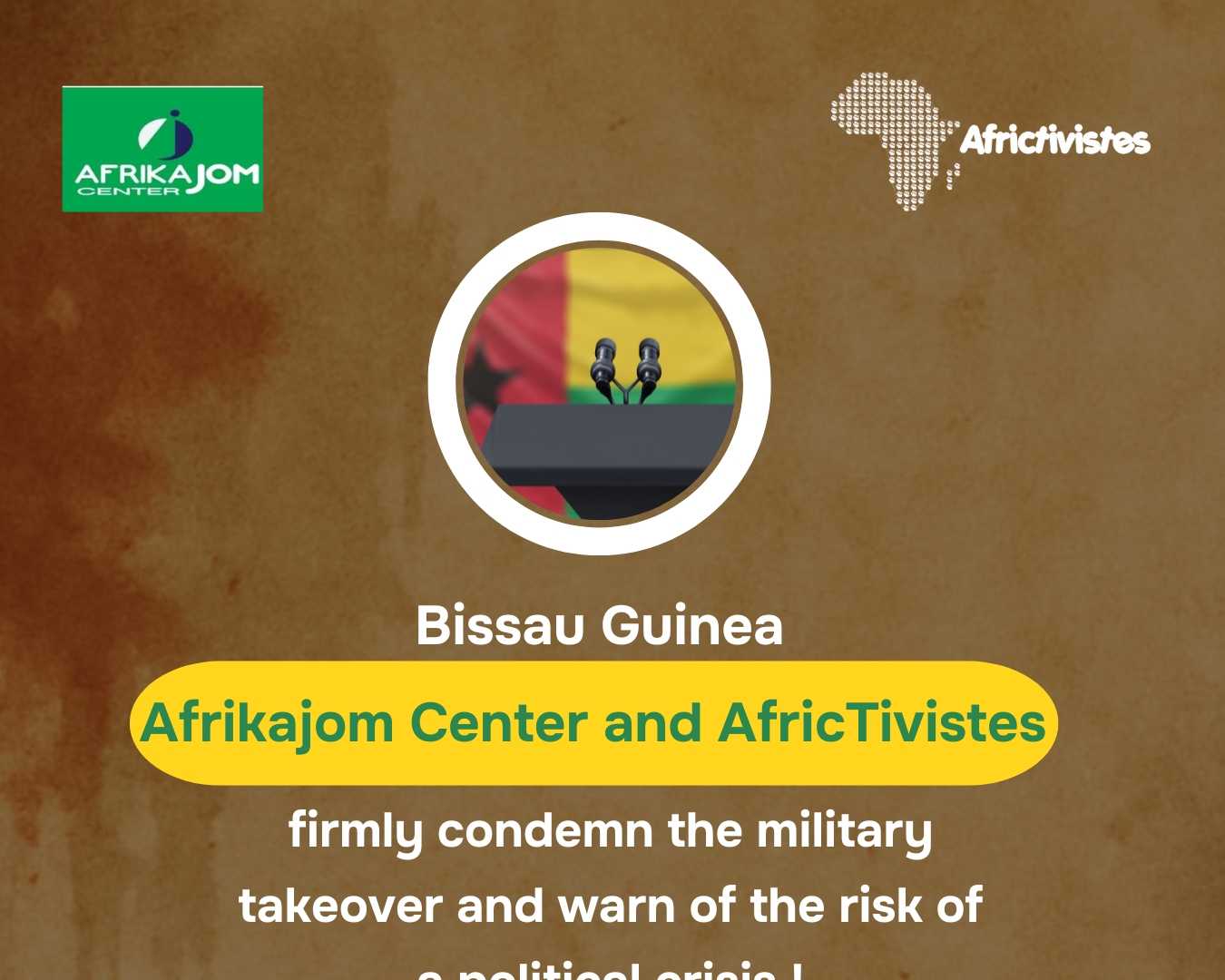 [Guinée-Bissau] Joint Declaration – Afrikajom Center and AfricTivistes both firmly condemn the military takeover and warn of the risk of a political crisis !
