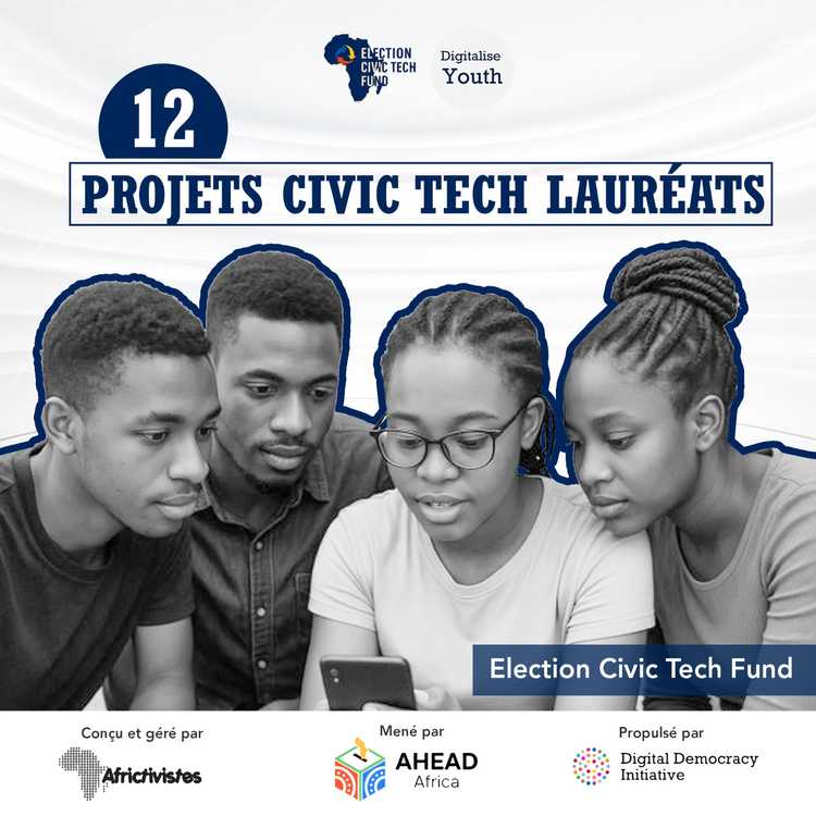 12 projets civic tech retenus pour le fonds AfricTivistes de l’innovation pour la participation citoyenne
