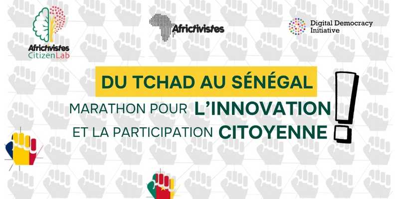 AfricTivistes CitizenLab : du Tchad au Sénégal, marathon pour l’innovation et la participation citoyenne !