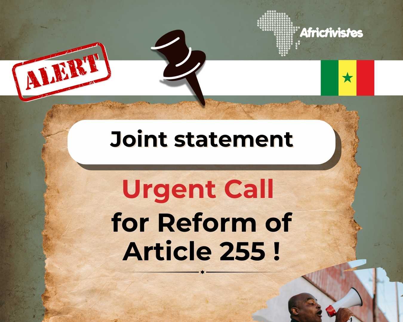 [Senegal] Civil society demands urgent reform of Article 255 of the Criminal Code