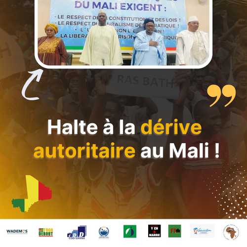 [Mali] Halte à la dérive autoritaire