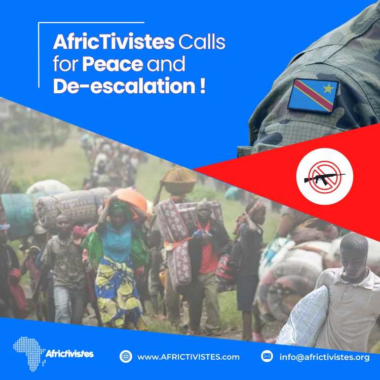 [DR Congo] : AfricTivistes Calls for Peace and De-escalation !