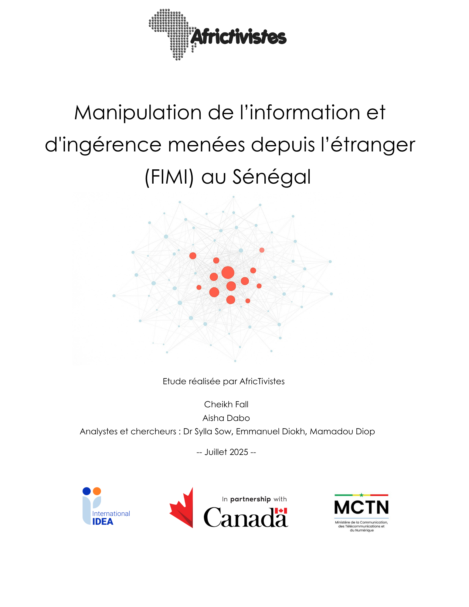 Analytical report on foreign information manipulation and interference (FIMI) in Senegal